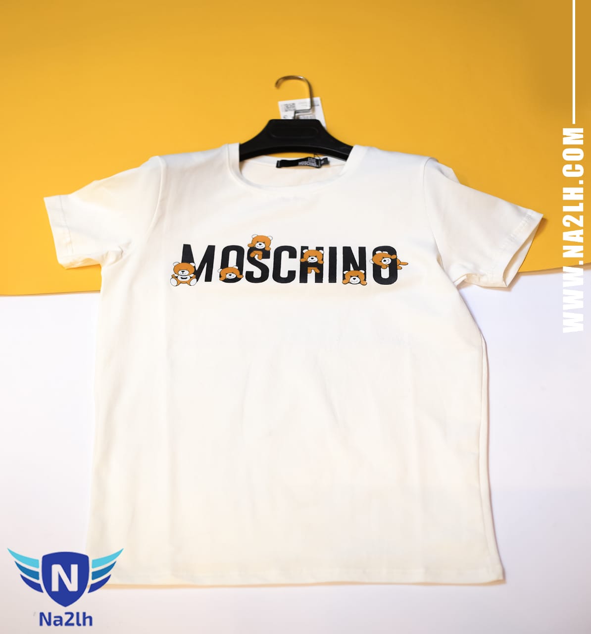 تيشرت قطن برقبة دائرية